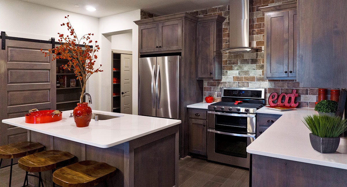 a sample kitchen from Grenadier Homes