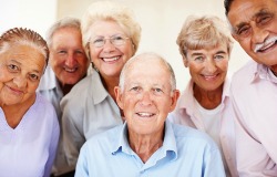 a group of happy senior adults