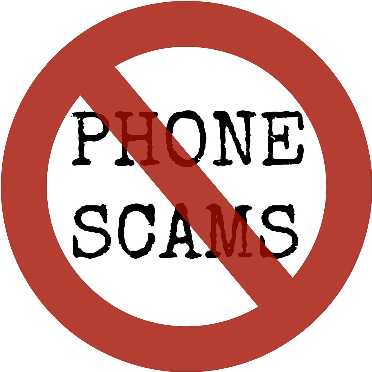 phone scams graphic